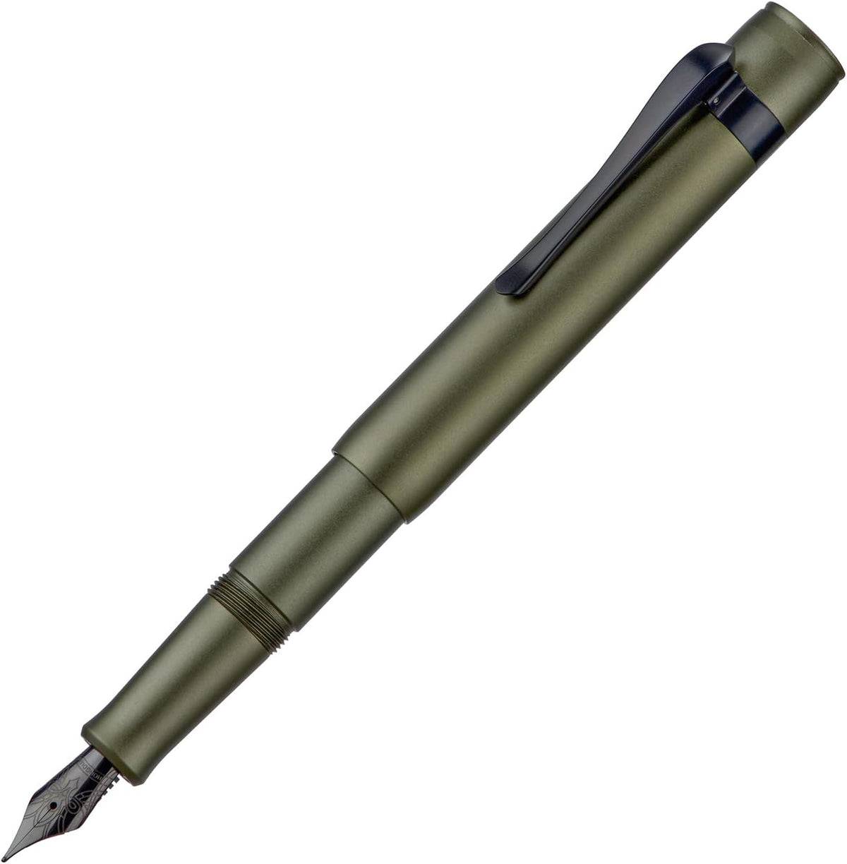 Hongdian M2 Black Forest Mini Fountain Pen, Fine Soft Nib & Sleek Shape Aluminium Short Pocket
