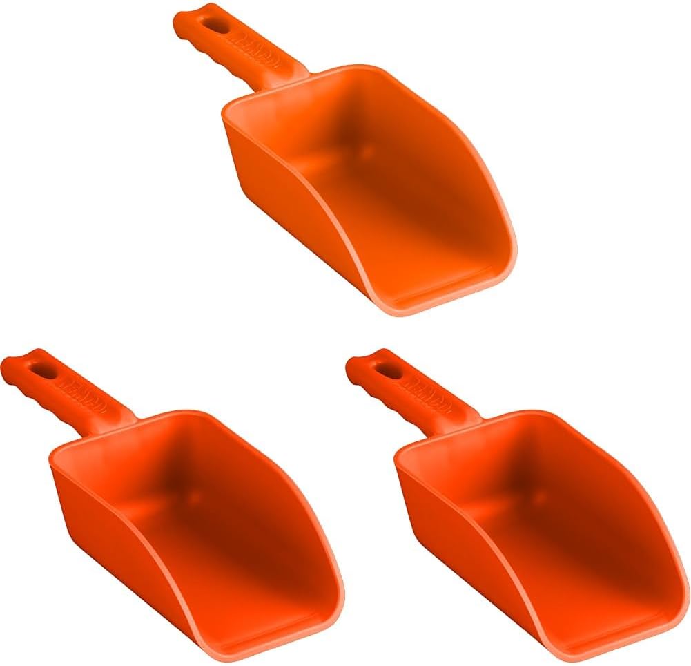 Vikan Remco 63007 Color-Coded Plastic Hand Scoop - BPA-Free Food-Safe Kitchen Utensils, Restaurant