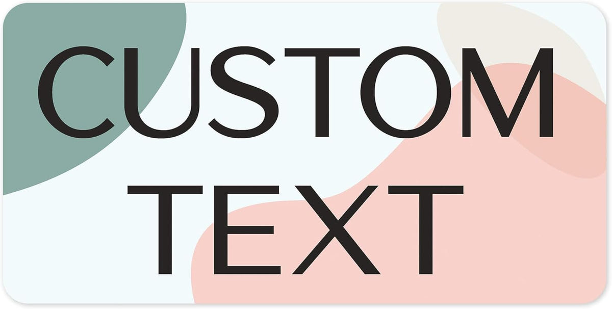Custom Sign, Custom Street Sign, 11 Font Colors, 13 Font Styles, 4 Hole Options, 22 Sizes, 6x12