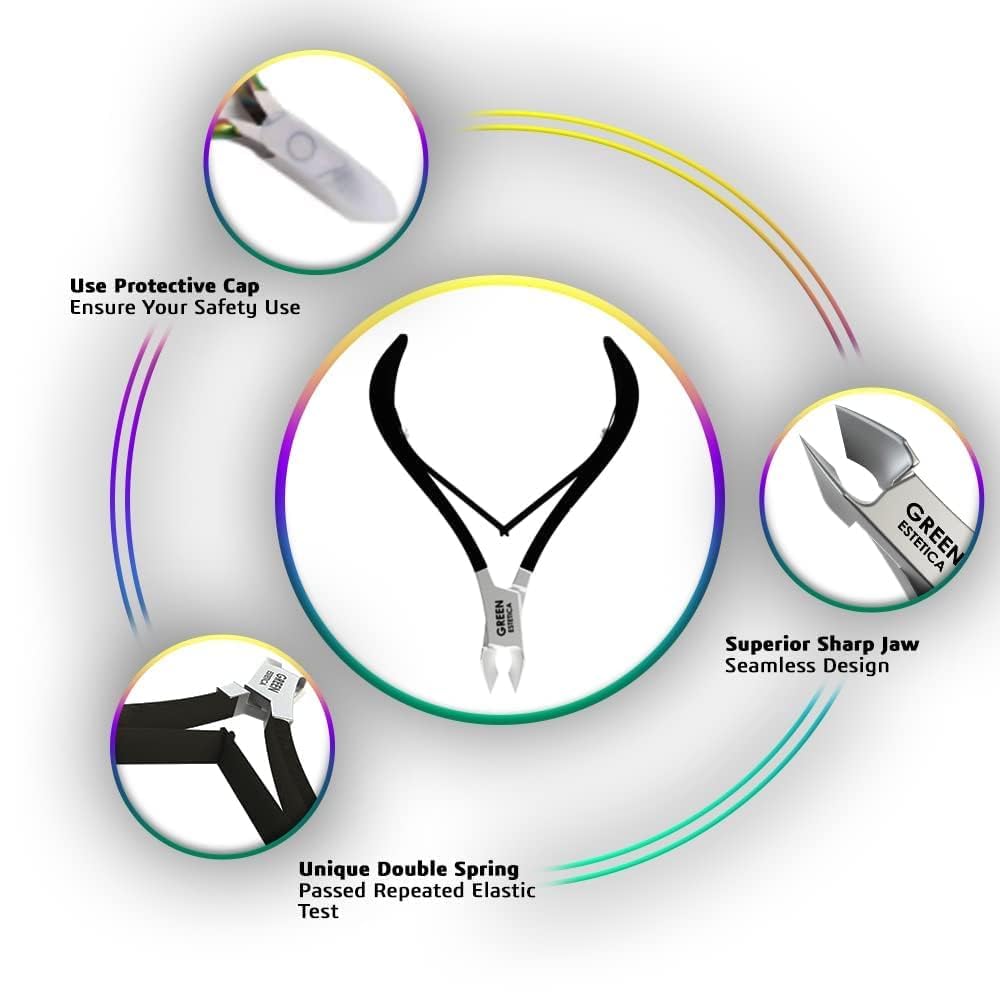 Professional Cuticle Trimmer Nail Cuticle Cutter Stainless Steel Cuticle Nippers with Sharp Blades