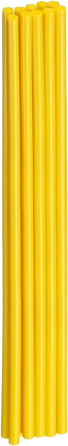 HARFINGTON 10pcs Hot Glue Sticks 0.28" Dia x 11.81" Long EVA Mini Hot Melt Adhesive Glue Stick for