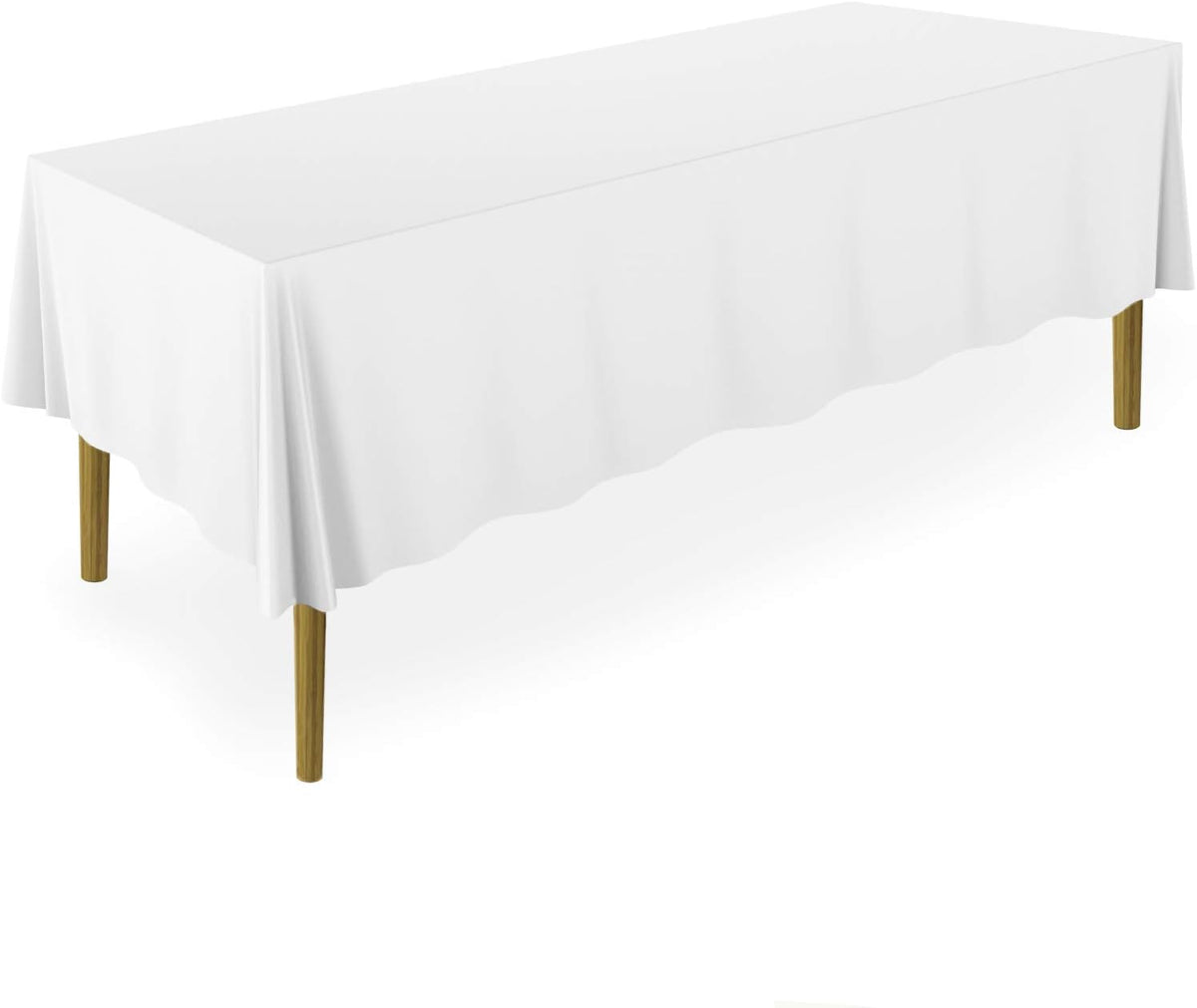 Lann's Linens - 10 Premium 60" x 126" Tablecloths for Wedding/Banquet/Restaurant - Rectangular
