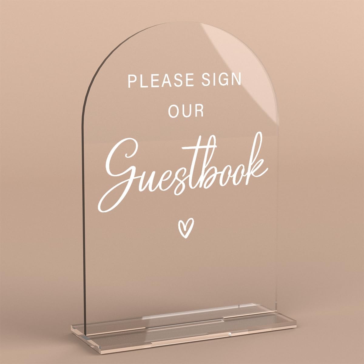 Acrylic Wedding Sign Please Sign Our Guestbook Wedding Signs for Ceremony Modern Calligraphy Arch