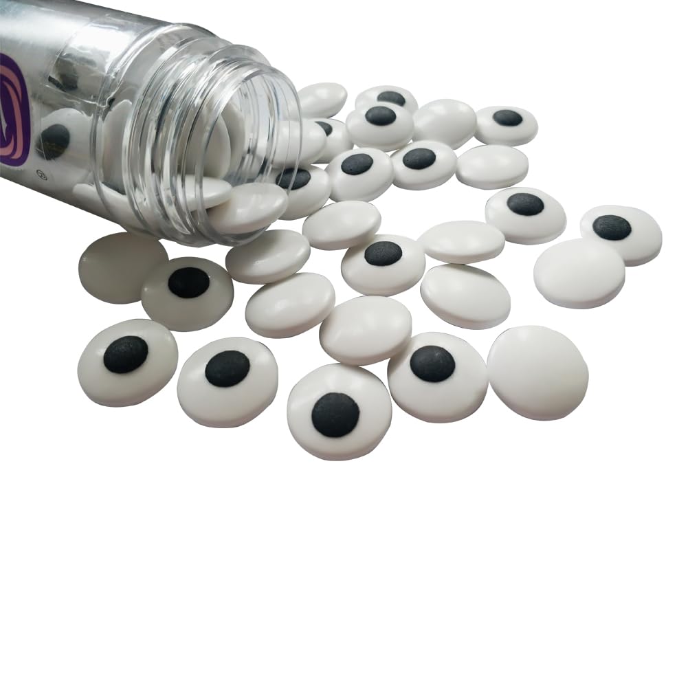 2 Bottles Candy Eyes Eyeballs - Cake Cupcake Toppers - Edible Baking Decorations for Cupcakes