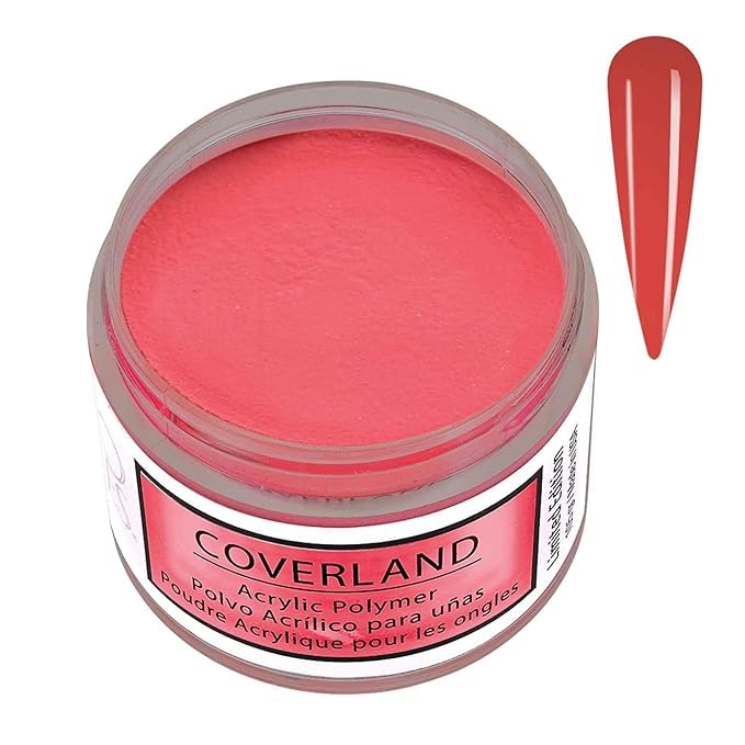 Tones Coverland Acrylic Nail Powder "Hibiscus Flame" - Limited Edition Acrylic Powder for Nail
