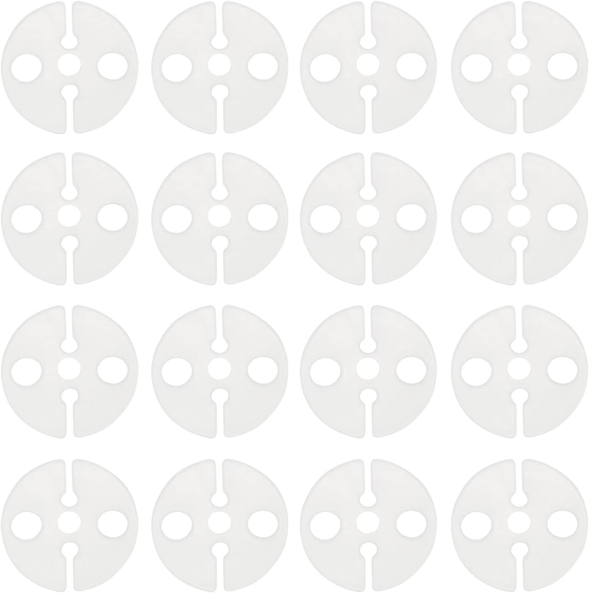Balloon Clips DGBRSM 100pcs White Round Plastic Balloon Clips Wedding Party Christmas Birthday