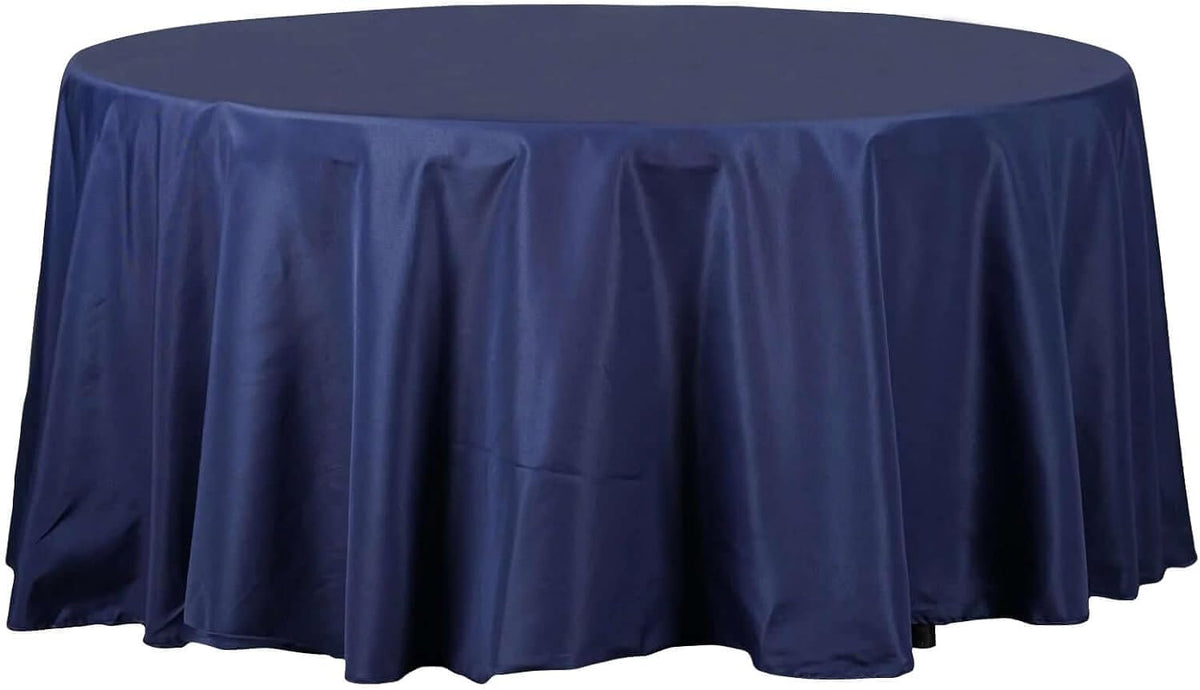 Efavormart Round Tablecloth, 120 Inch Stain & Wrinkle Resistant Washable Table Cloth, Decorative