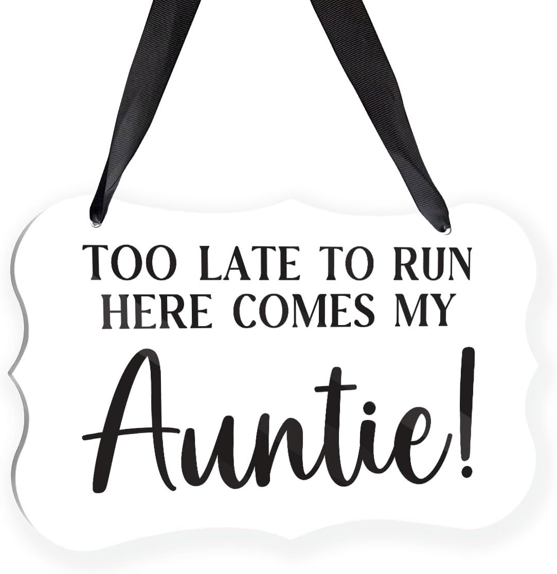 Acrylic Wedding Sign, Ring Bearer Sign, Rustic Wedding Decor Signs, Acrylic Wall Art With Ribbon