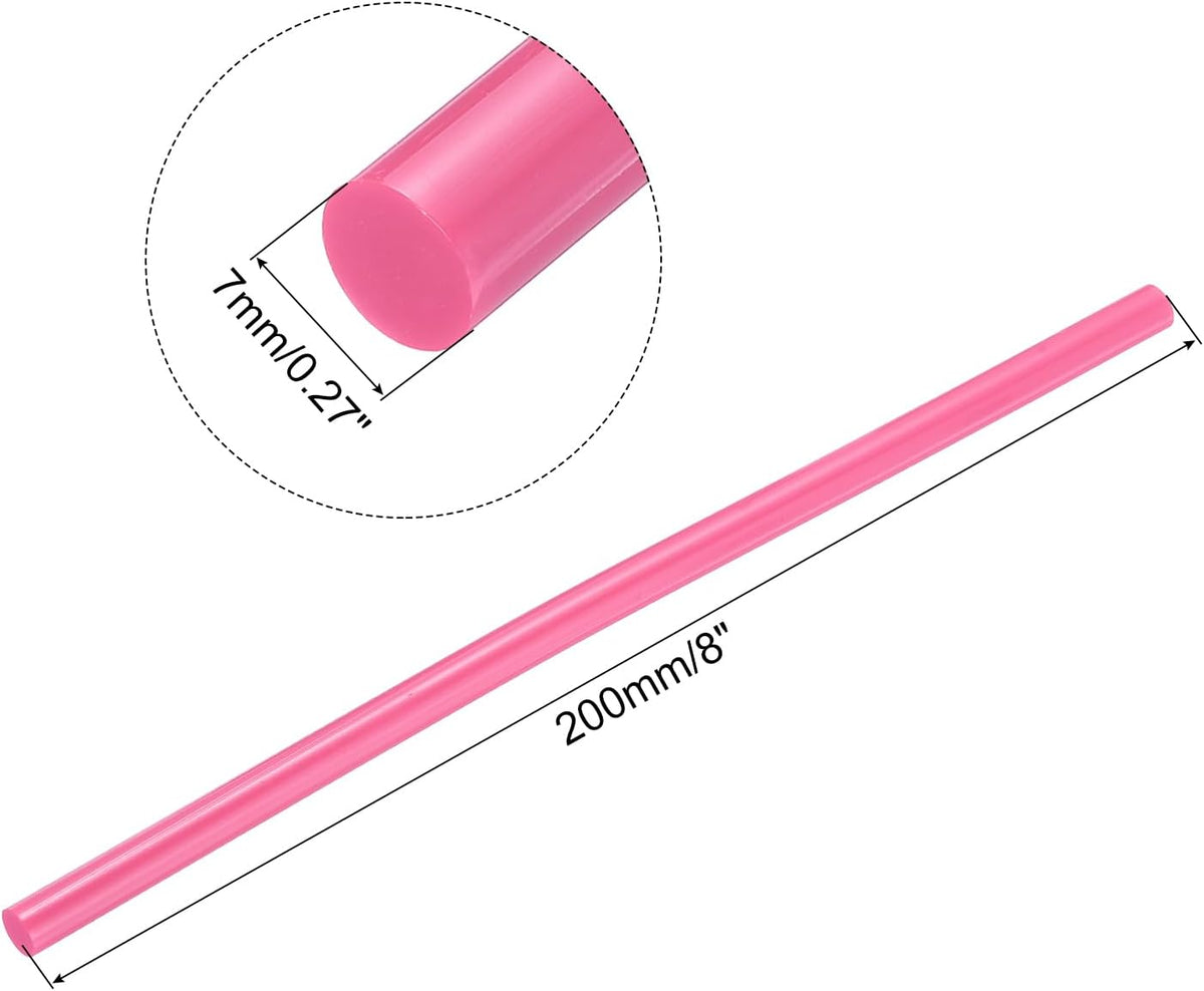 uxcell 20pcs Hot Glue Sticks for Glue Gun 7mm/0.28-inch x 8-inch Mini Hot Melt Adhesive Glue Stick