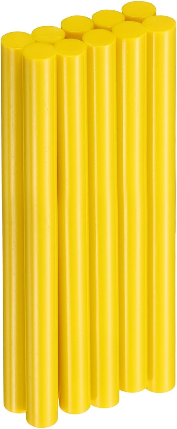 HARFINGTON 10pcs Hot Glue Sticks 0.43" Dia x 5.91" Long EVA Mini Hot Melt Adhesive Glue Stick for