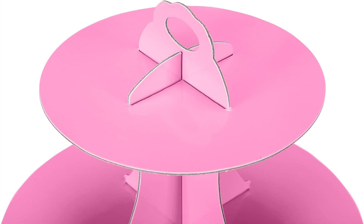 3-Tier Cupcake Stand, Cake Stand holder, Tiered DIY Cupcake Stand Tower for Dessert Table Displays