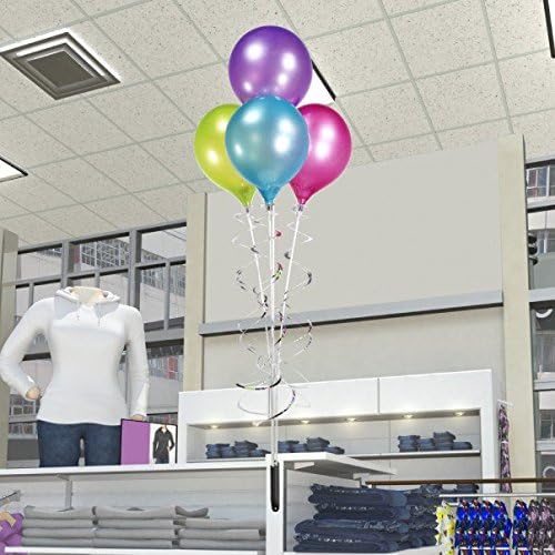 PermaShine - Reusable and Helium Free Balloon Bouquet - Permanent Plastic Indoor and Outdoor