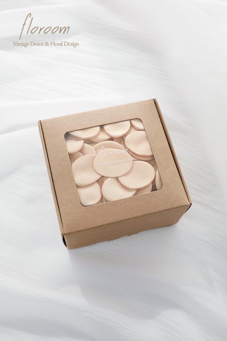 Floroom 300pcs Rose Petals Champagne Gold Faux Silk Flower Petals for Wedding Flower Girl Basket