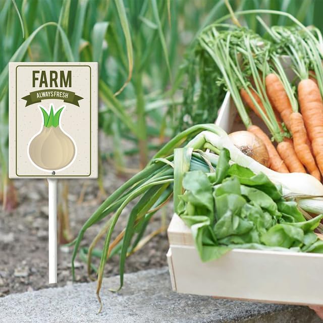 Eveokoki Aluminum Seed & Plant Labels - Plant Markes for Seedlings-Plant Tags for Pots - Garden