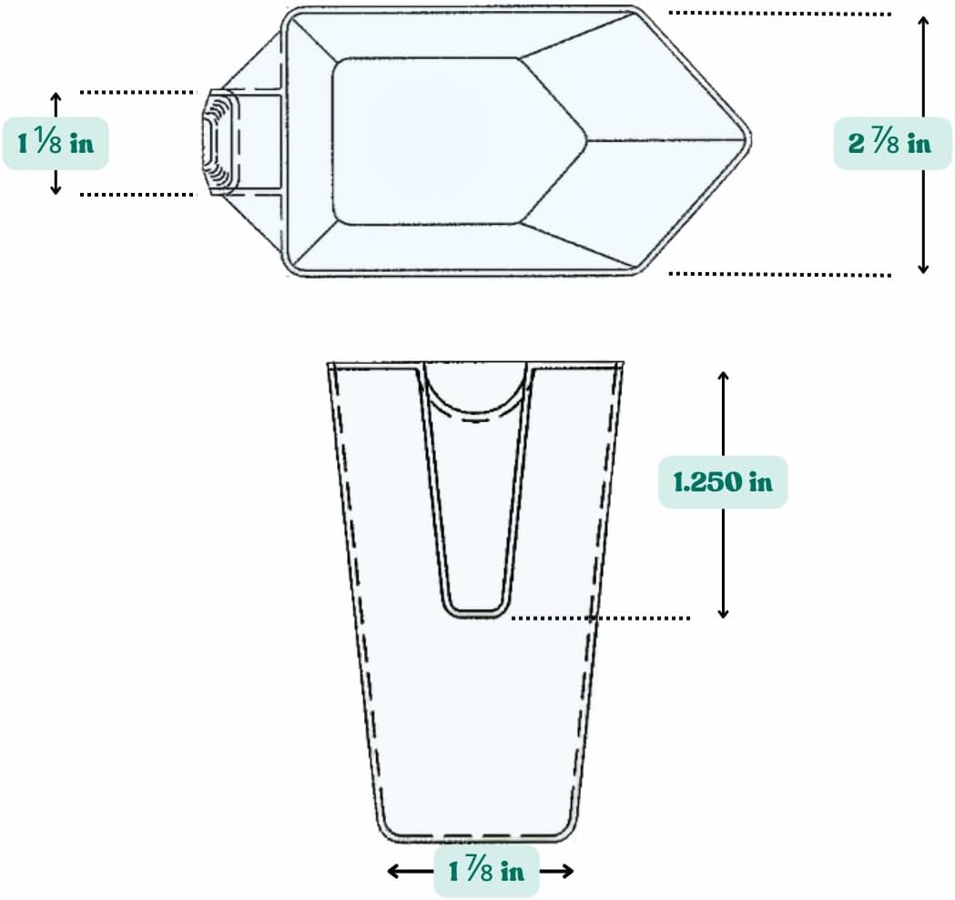 2 Cup (1 Pint | 16 Oz. | 500 mL) Scoop for Measuring Coffee, Pet Food, Grains, Protein, Spices and