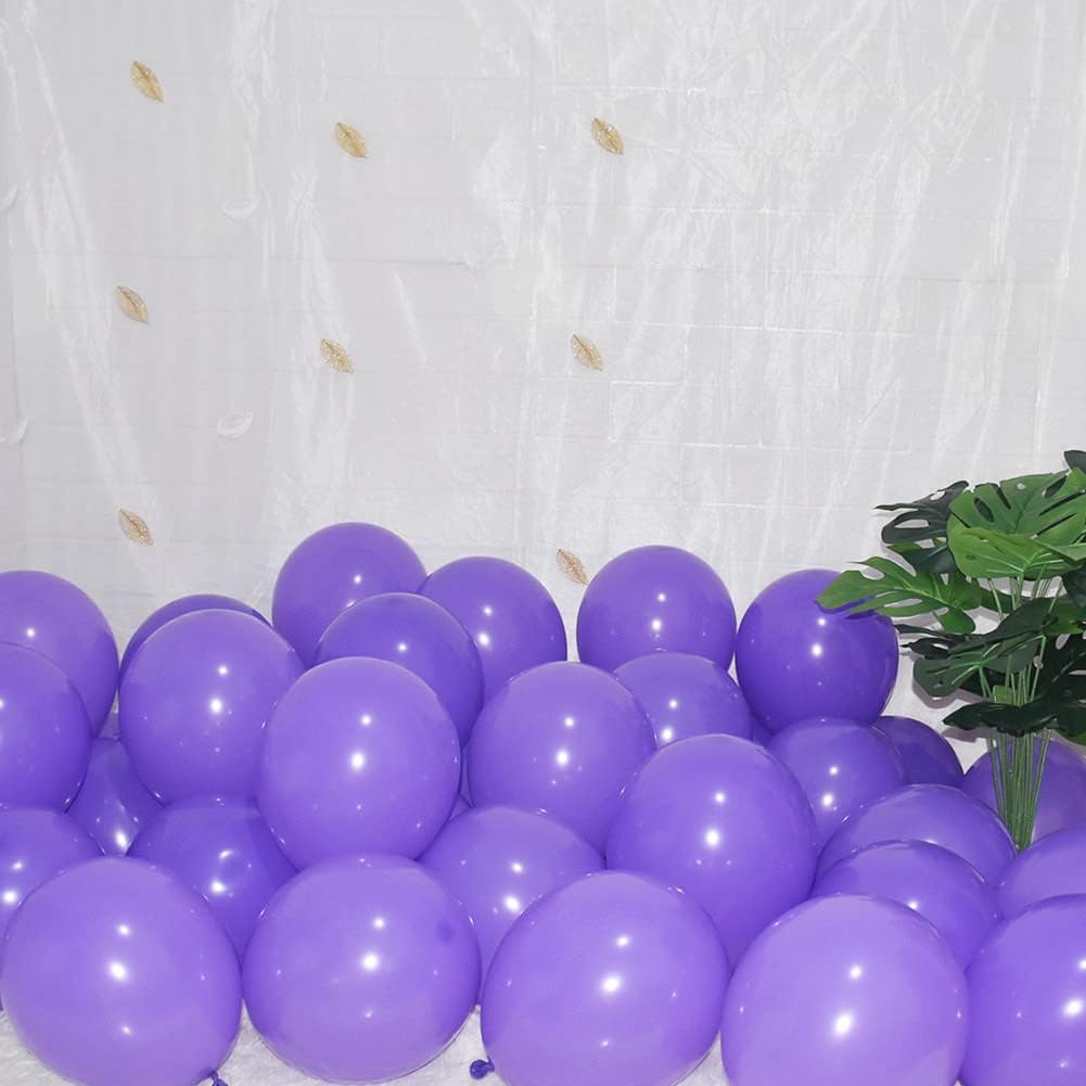 400 Pack Purple Balloons 5 Inch Purple Small Ballons Quality Latex Matte Balloons Helium Balloon