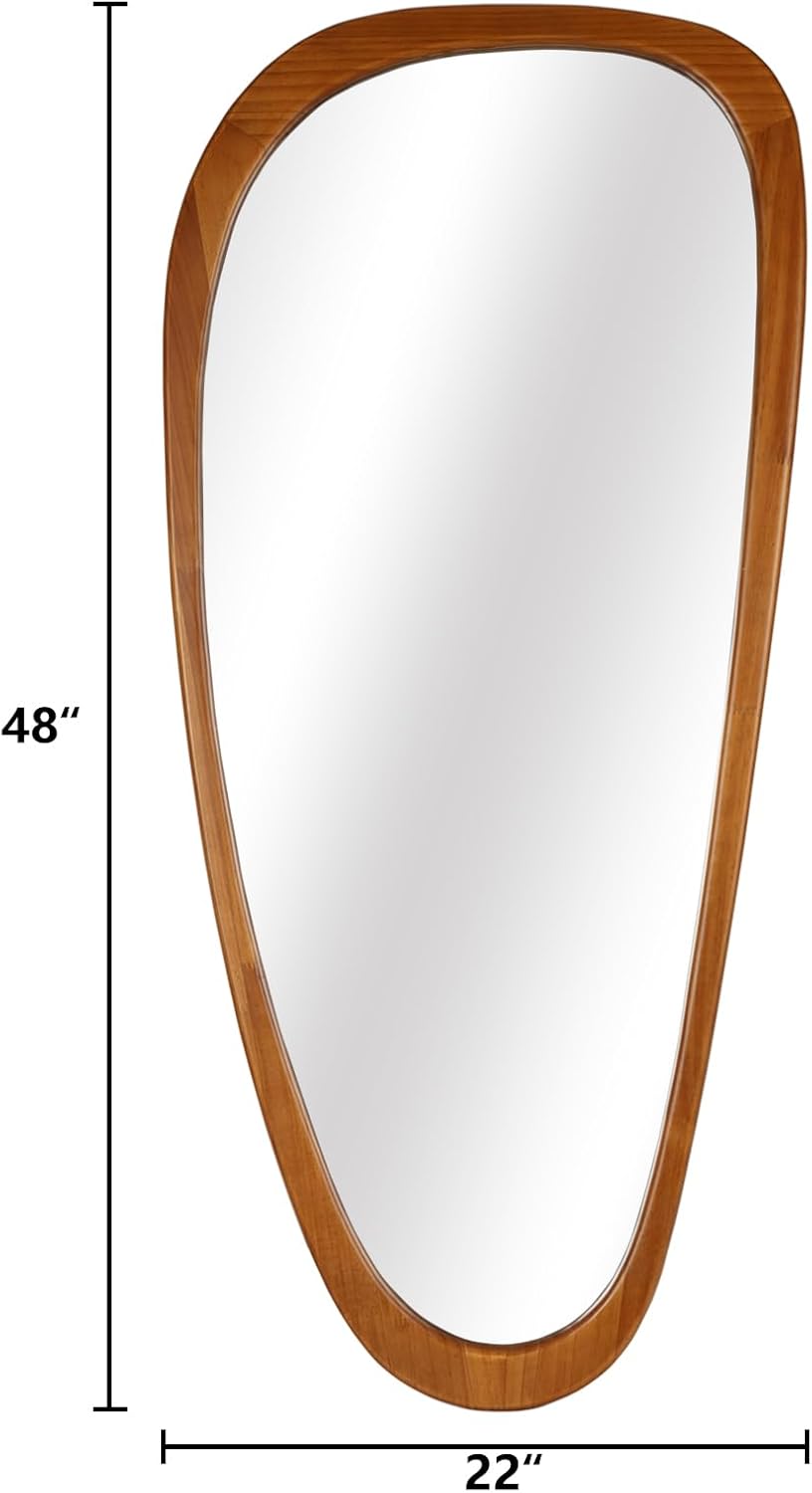 WallBeyond Asymmetrical Mirror, Irregular Mirror Full Length, Boho Wall Mirrors Decorative for