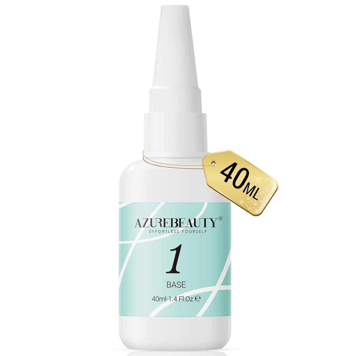 AZUREBEAUTY Dip Powder Base Coat 40ml Large Capacity Dip Base Coat for Refill Dipping Powder Liquid