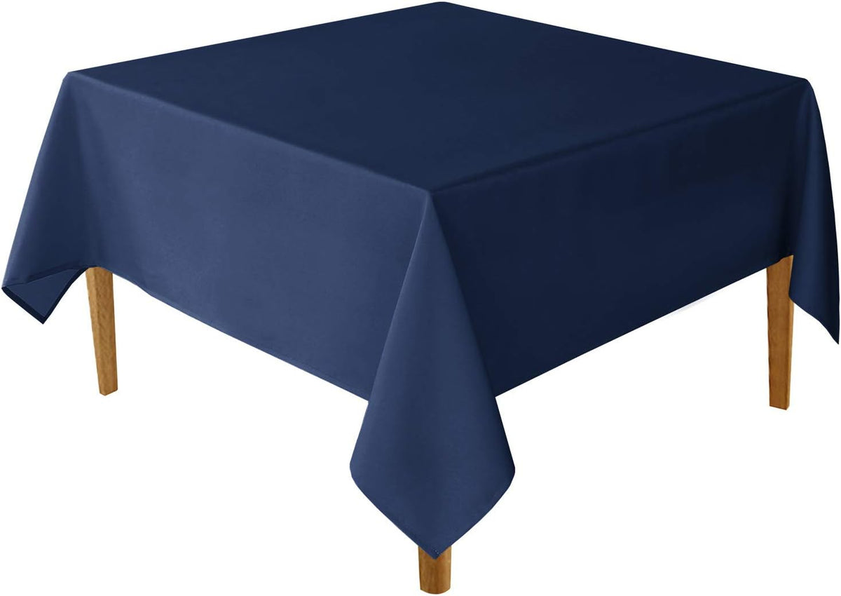 Hiasan Square Tablecloth - Waterproof Washable Polyester Table Cloth for Dining Room Kitchen Party