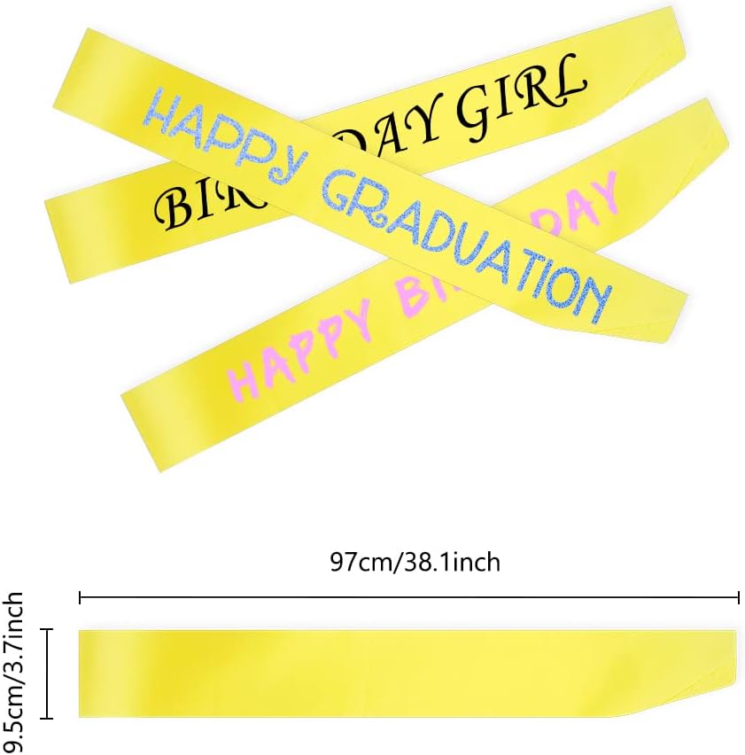 16 Pcs Sash Blank Satin Sash Yellow Gold Sash Party, Bride To Be Sash, Plain Sash, Diy Sash Sashes