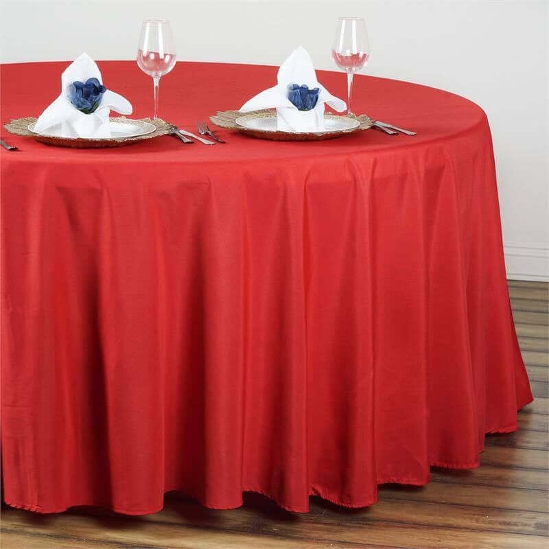 Efavormart Round Tablecloth, 108 Inch Stain & Wrinkle Resistant Washable Table Cloth, Decorative