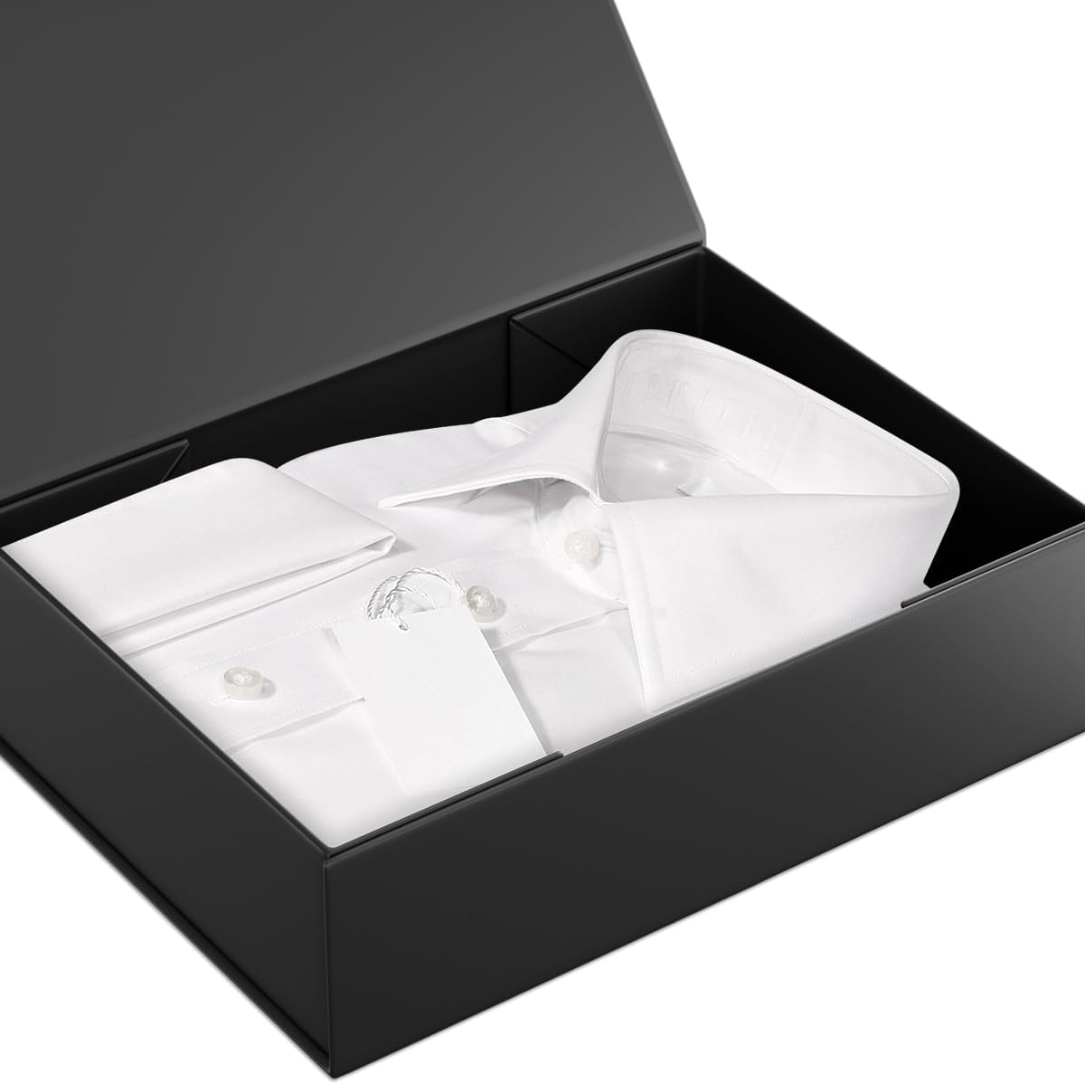 Black Gift Box 11.9" x 8.5" x 3.3" with Magnetic Closure Lid Gifts Boxe for Presents,Bridesmaid