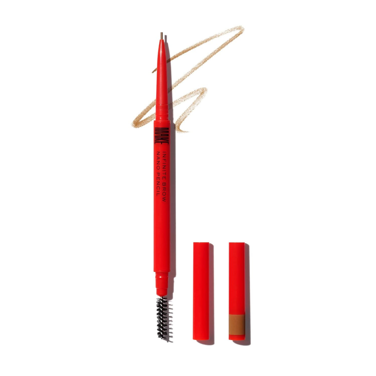 MAKE Beauty Nano Brow, Micro Eyebrow Pencil. Long-Lasting Smudgeproof Eye Brow Makeup for Hairlike