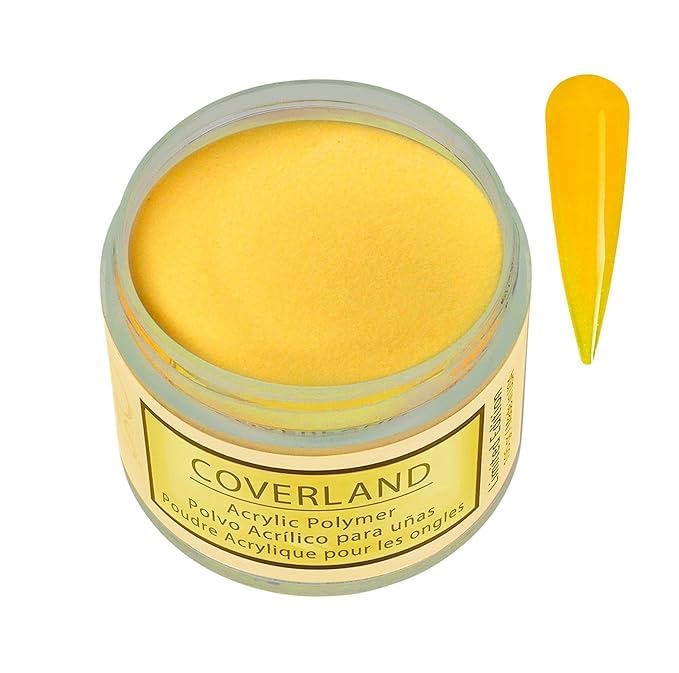 Tones Coverland Acrylic Powder | Sunflower | 1.5 Oz | Limited Edition for Nail Design | Sculpting |