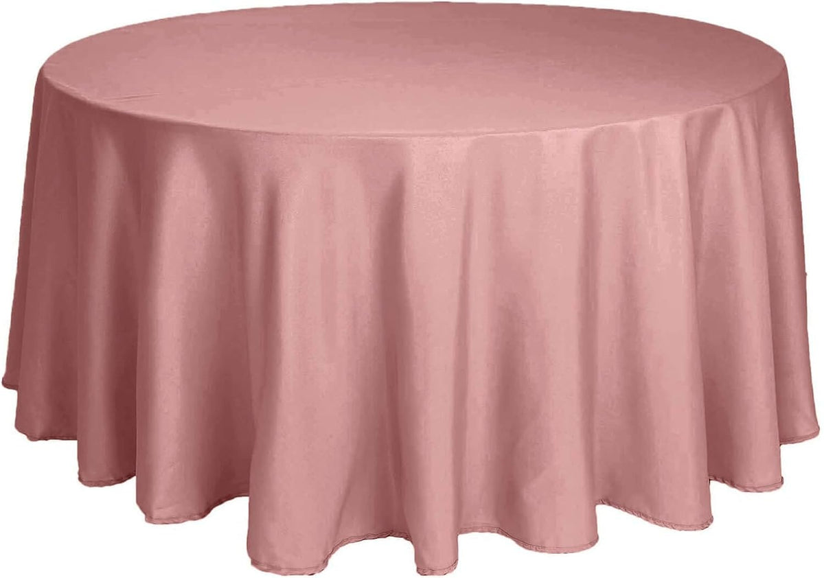 Efavormart Round Tablecloth, 108 Inch Stain & Wrinkle Resistant Washable Table Cloth, Decorative