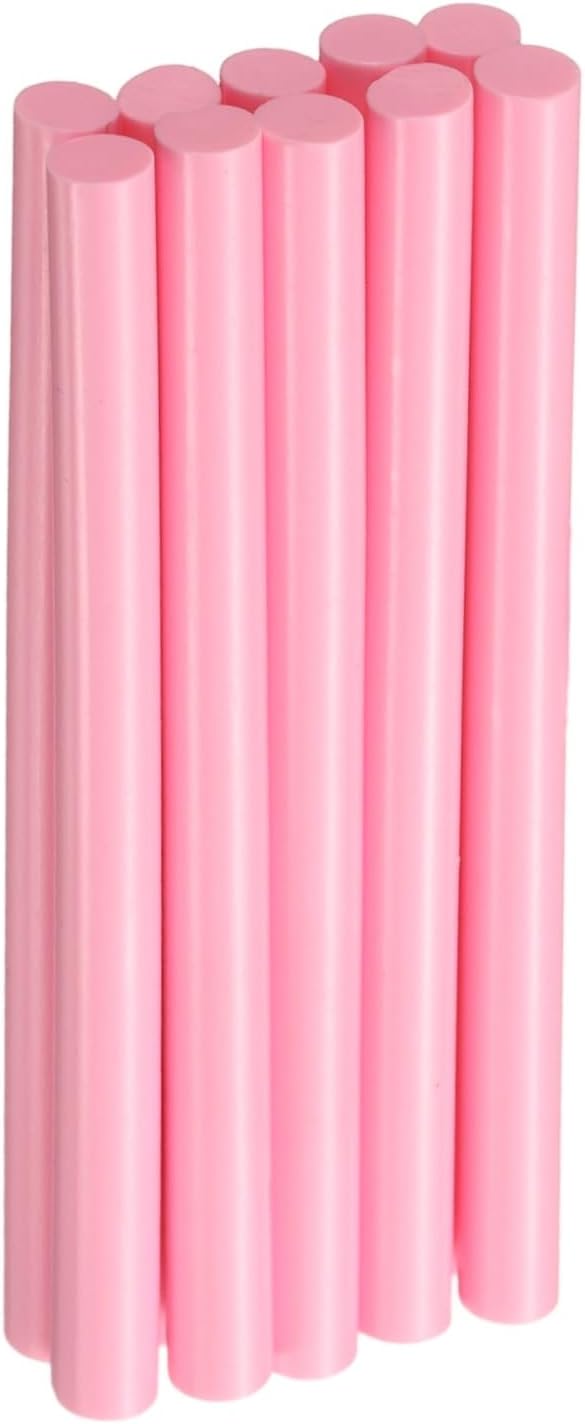 HARFINGTON 10pcs Hot Glue Sticks 0.28" Dia x 3.94" Long EVA Mini Hot Melt Adhesive Glue Stick for