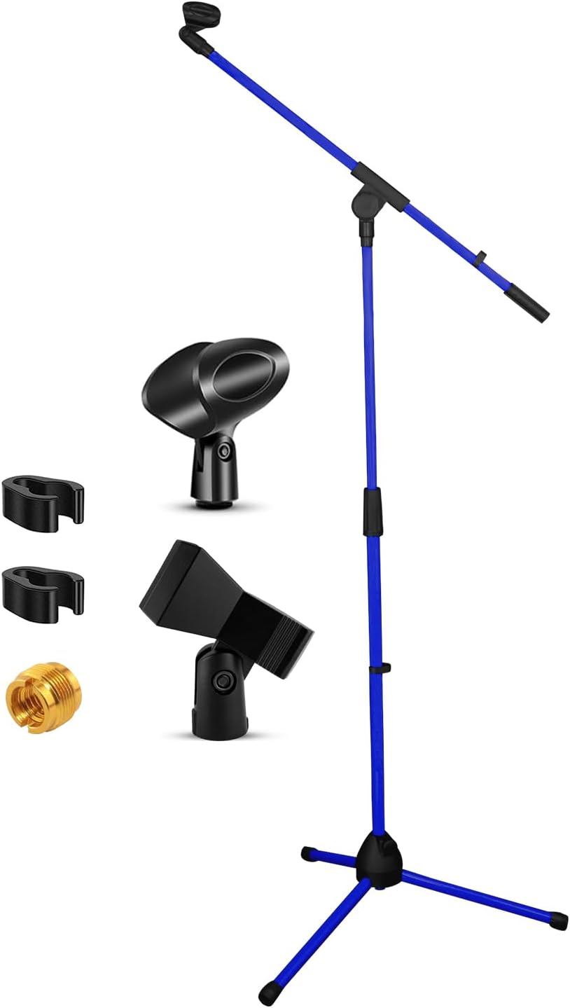 5 Core Tripod Mic Stand Floor Adjustable 18 to 72 Inches Sturdy Boom Arm Holder Microphone Stands