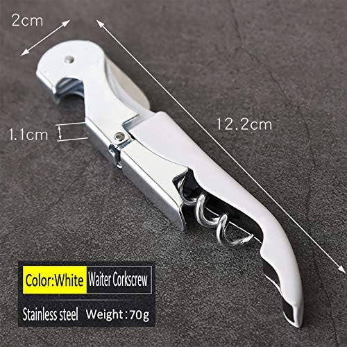 Professional Waiter Corkscrew Wine Openers Set, Heavy Duty Stainless Steel Hinges Wine Key for