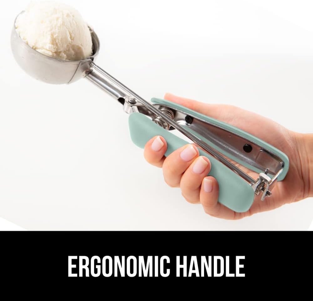 Gorilla Grip Stainless Steel Cookie Scoop for Baking, 2 TSP, Multipurpose Melon Baller, Meatball