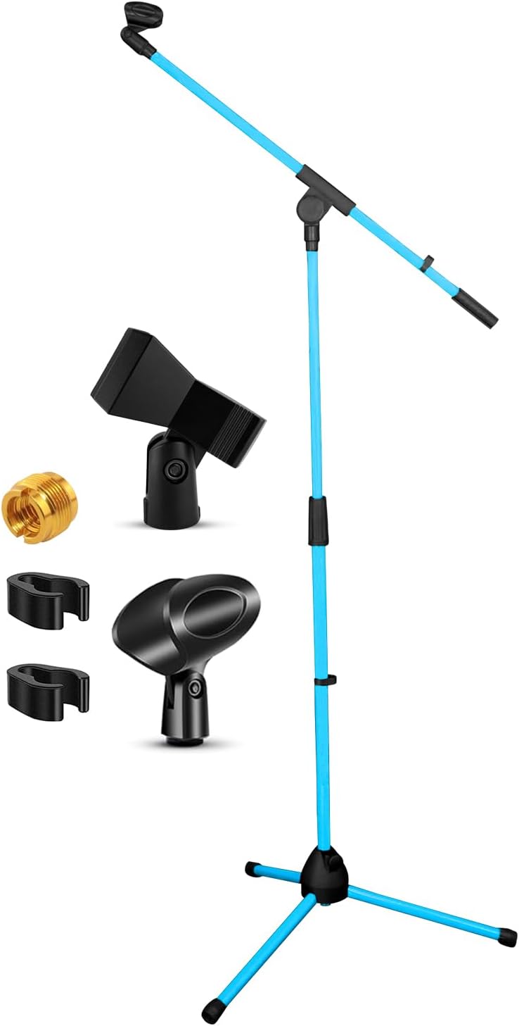 5 Core Tripod Mic Stand Floor Adjustable 18 to 72 Inches Sturdy Boom Arm Holder Microphone Stands