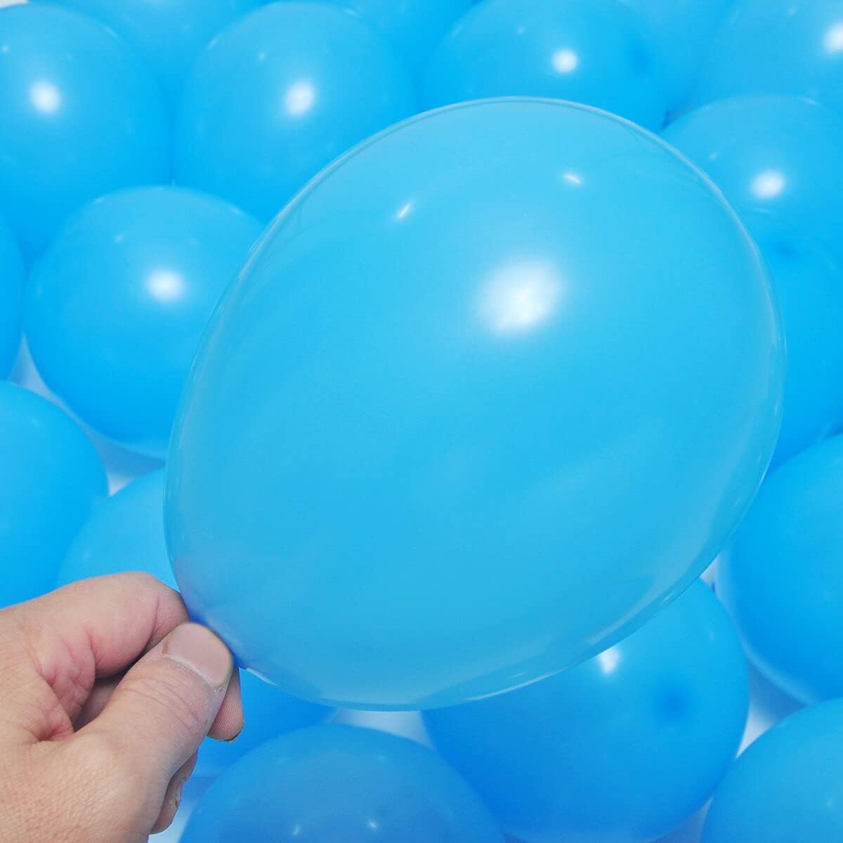 400 Pack Light Blue 5 Inch Latex Small Balloons Bulk Balloon for Birthday Wedding Bridal Baby