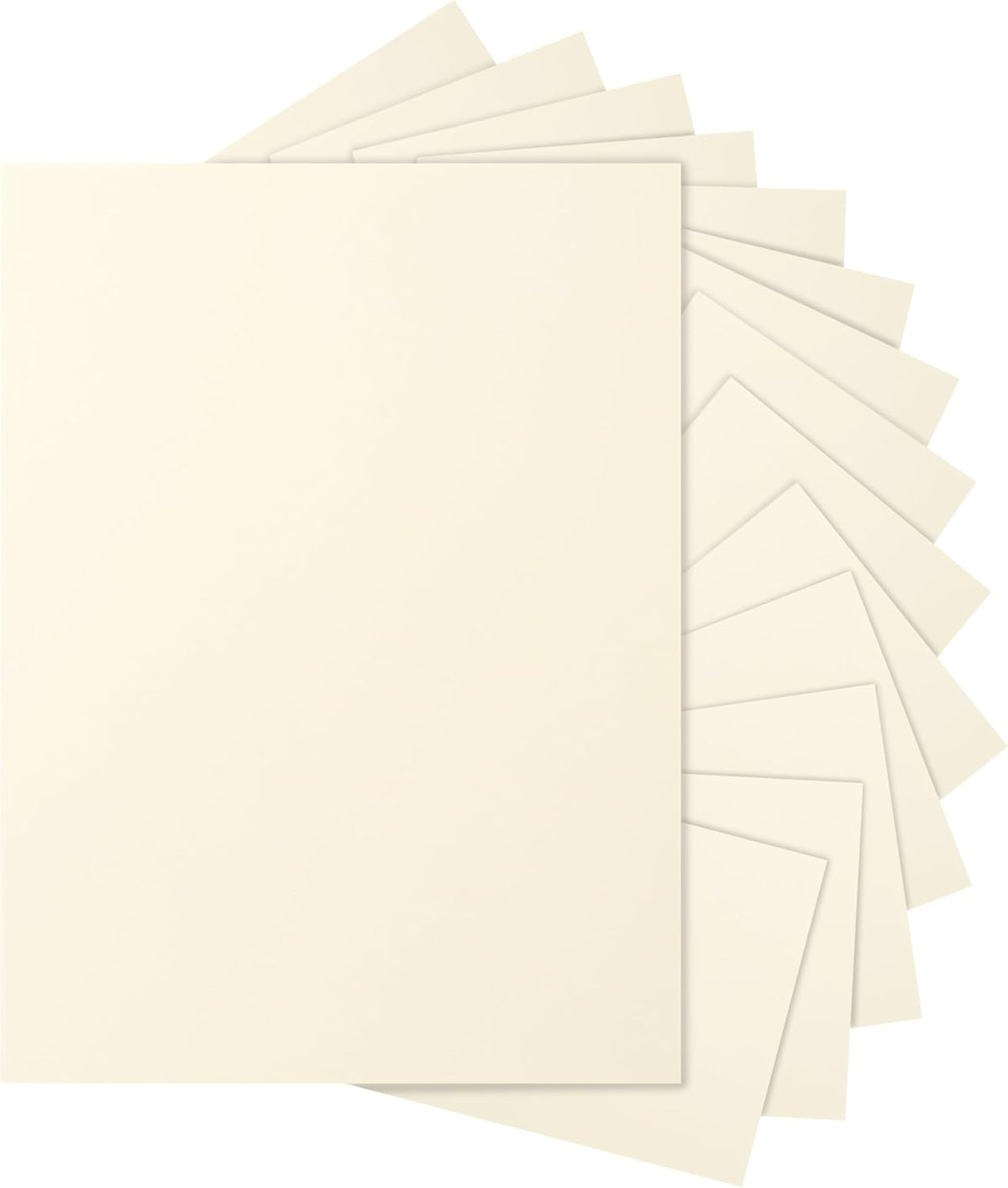 120 Sheets Cream Cardstock 8.5 x 11 Off White Paper, 92lb Ivory Card stock Certificate Paper for