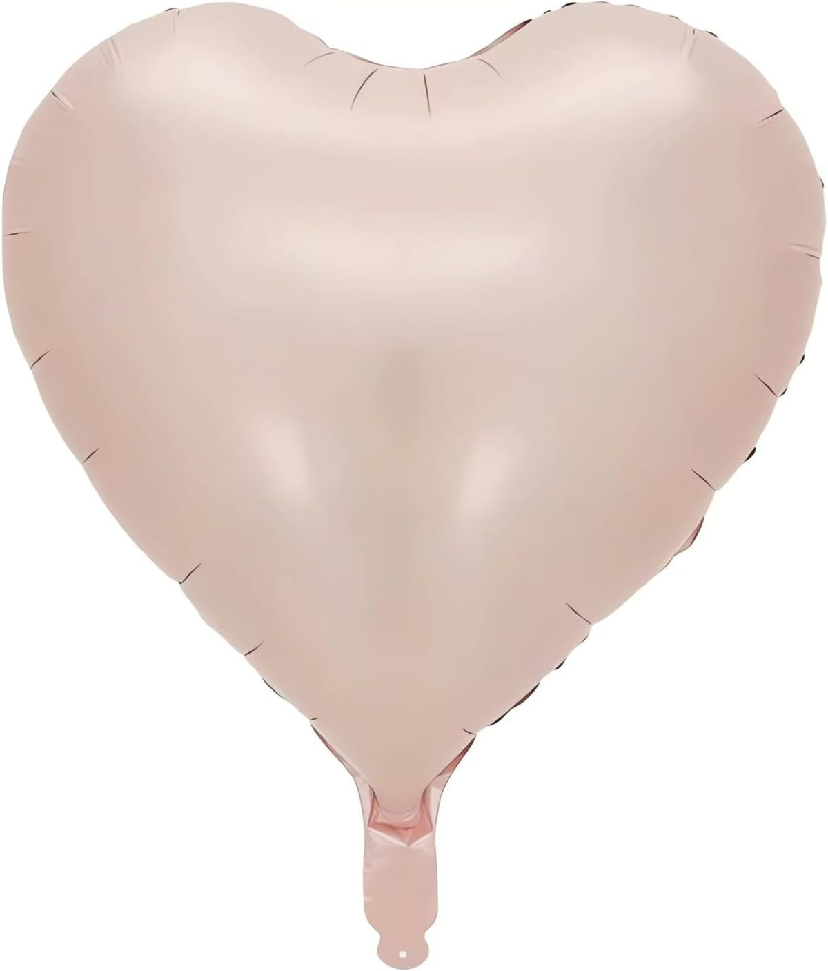 10pcs Baby Pink Heart Balloons - 18 Inch Light Pink Heart Shapes for Baby Shower, Wedding