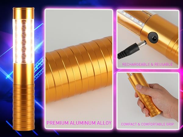 WILON Bottle Service Lights Rechargeable Bottle Service Sparklers Reusable Handheld Girl Lights LED