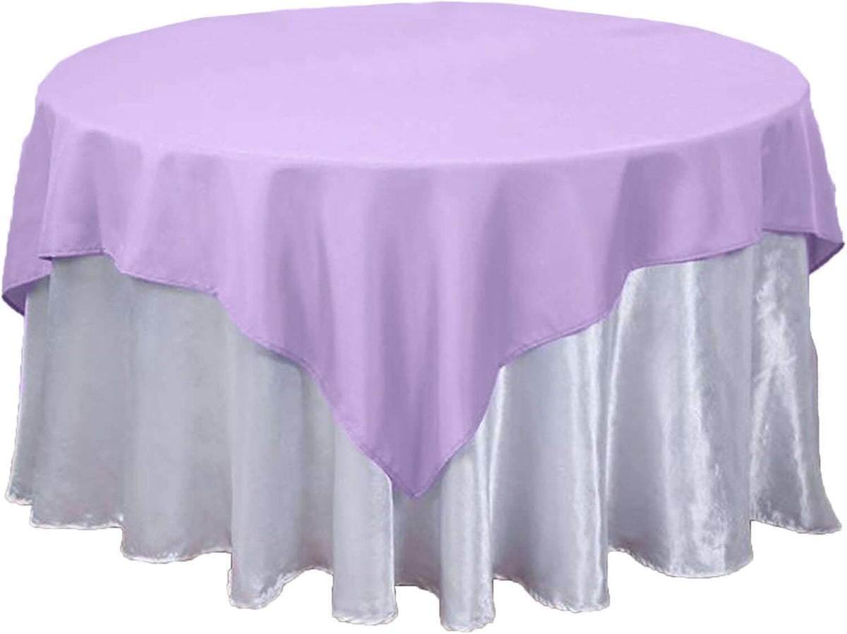 Efavormart 70" Lavender Square Polyester Tablecloth for Dining Table, Wedding, Party, Event
