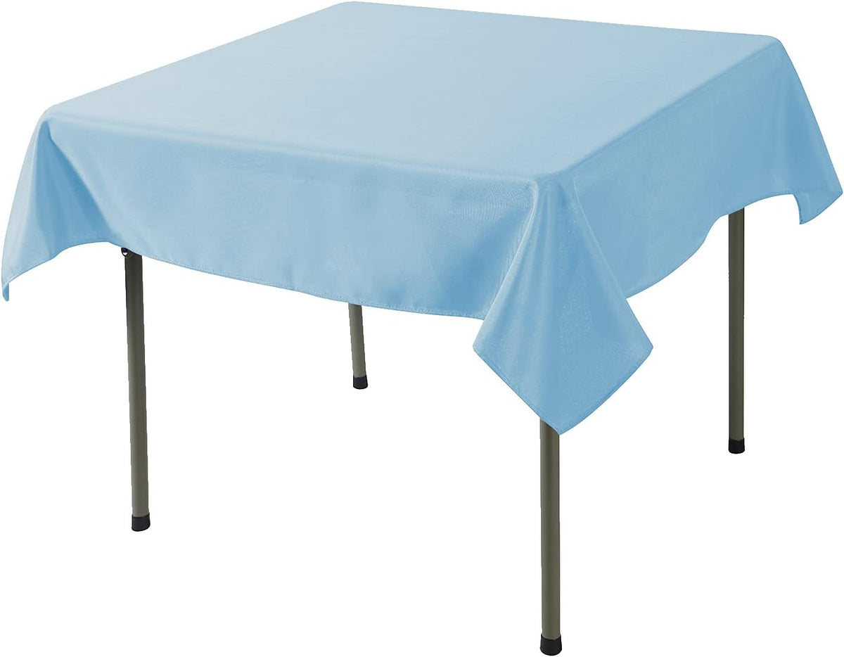 Cupuamon Square Tablecloth 70x70 inch Washable Polyester Fabric Table Cloth for Wedding Party