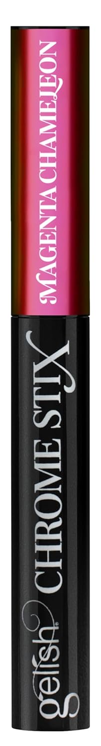 Gelish Chrome Stix, Chrome Nail Powder, Nail Art for Stunning Metallic Finish, Long-Lasting, Easy