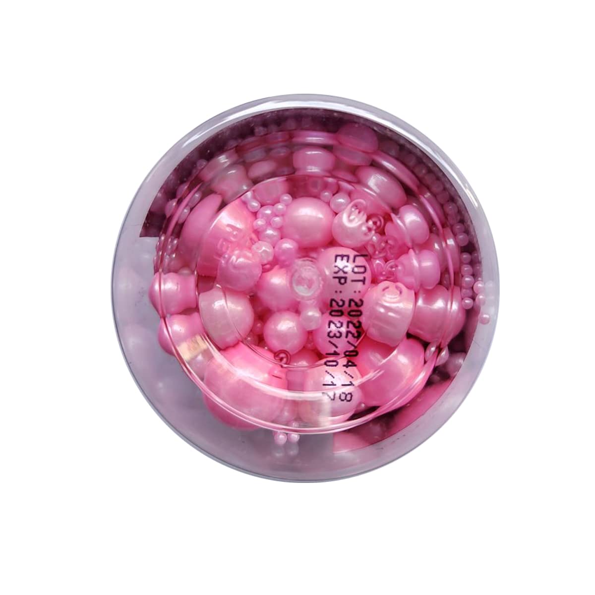 Edible Pink Sugar Pearls Candy Sprinkles 120G/ 4.23Ounce Baking Cake Sprinkles Cupcake and Cake