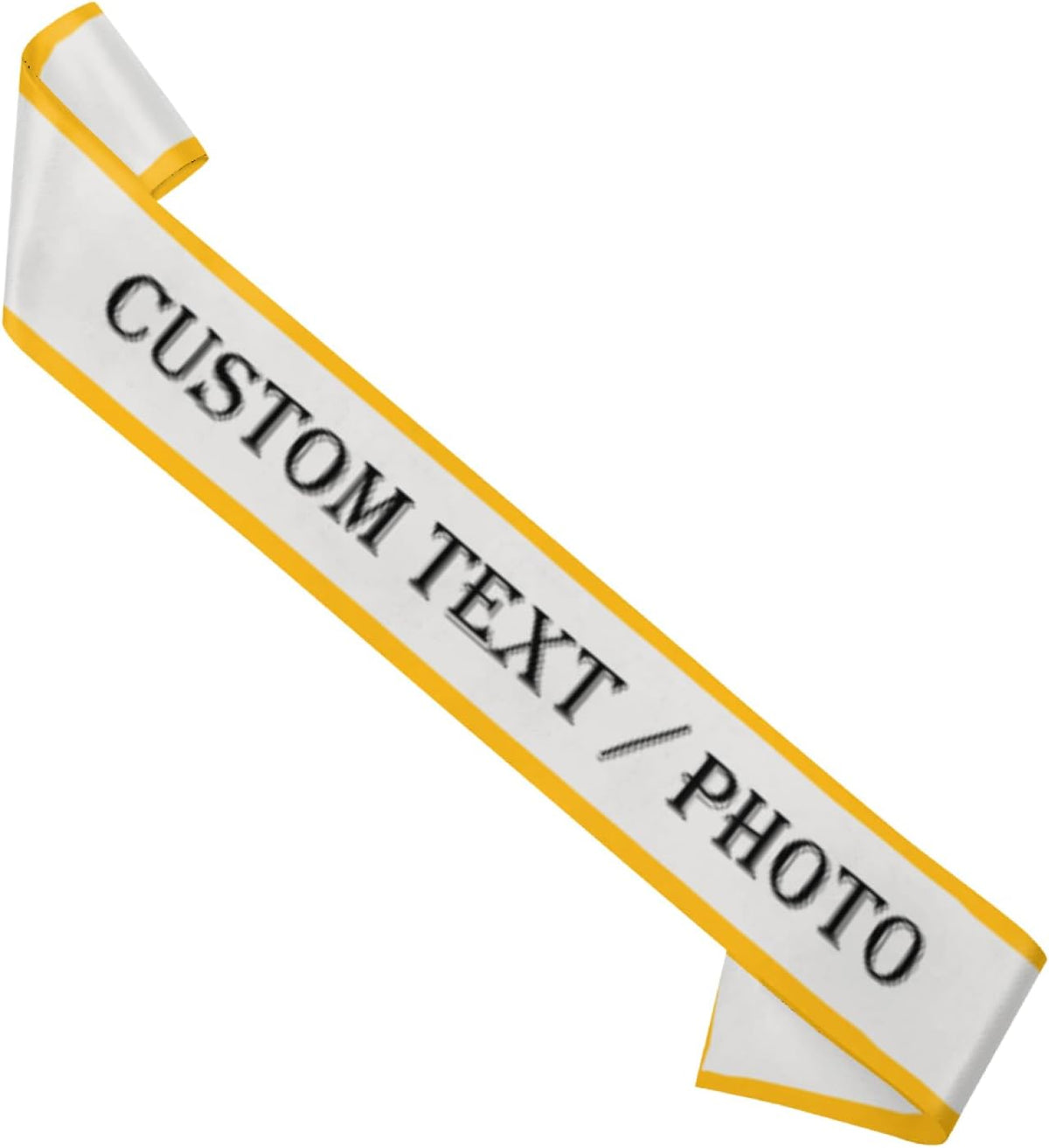 Custom Sash,Personalized Birthday Sash with Text Photo,Customized Bachelorette Sash Quote Sash