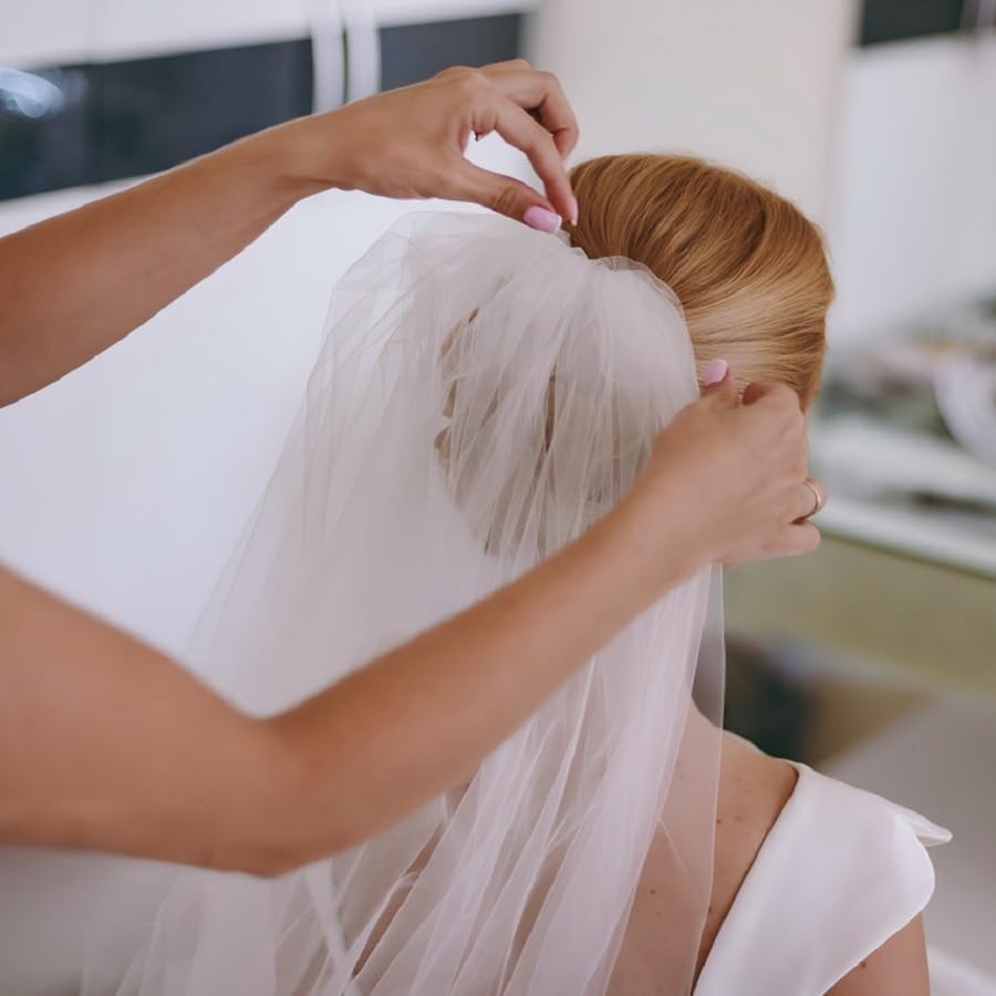 4PCS Bride To Be Sash and Veil, Blue Sash and Bachelorette Veils Accessories for Bridal Shower