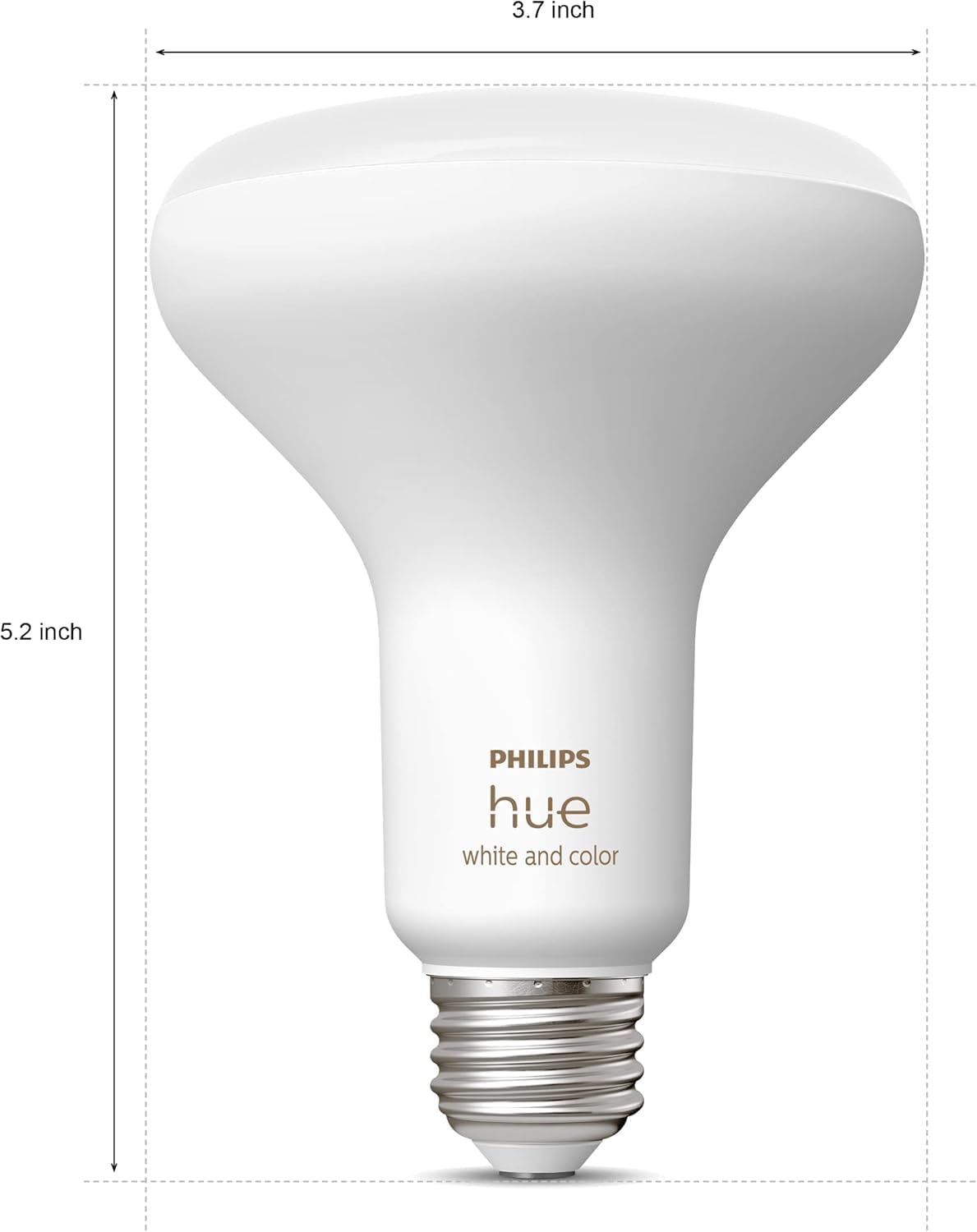 Philips Hue White & Color Ambiance BR30 LED Smart Bulb, Bluetooth & Zigbee Compatible (Hue Hub