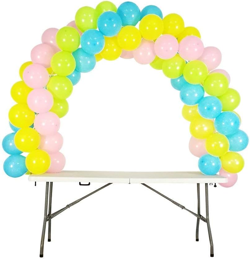 Balloon Clips(120 pcs), Tinabless Balloon Connectors for Decor Balloons Arch, Balloons Column Stand