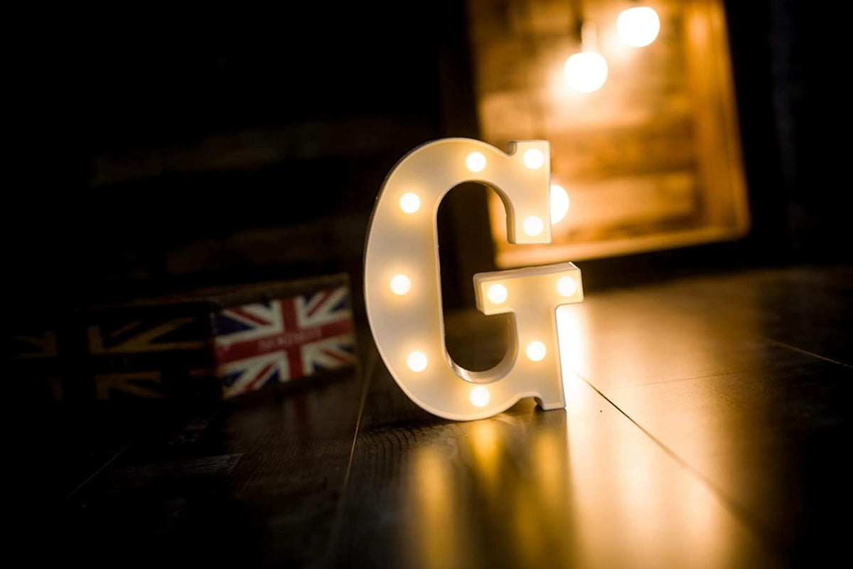 Foaky LED Letter Lights Sign Marquee Light Up Letters Sign for Night Light Wedding/Birthday Party