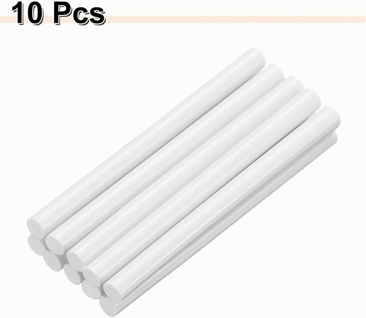 HARFINGTON 10pcs Hot Glue Sticks 0.28" Dia x 3.94" Long EVA Mini Hot Melt Adhesive Glue Stick for