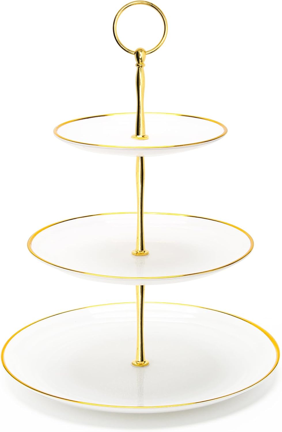 Coitak 3 Tier Cupcake Stand, Plastic Tiered Serving Stand, Dessert Tower Tray for Tea Party, Baby