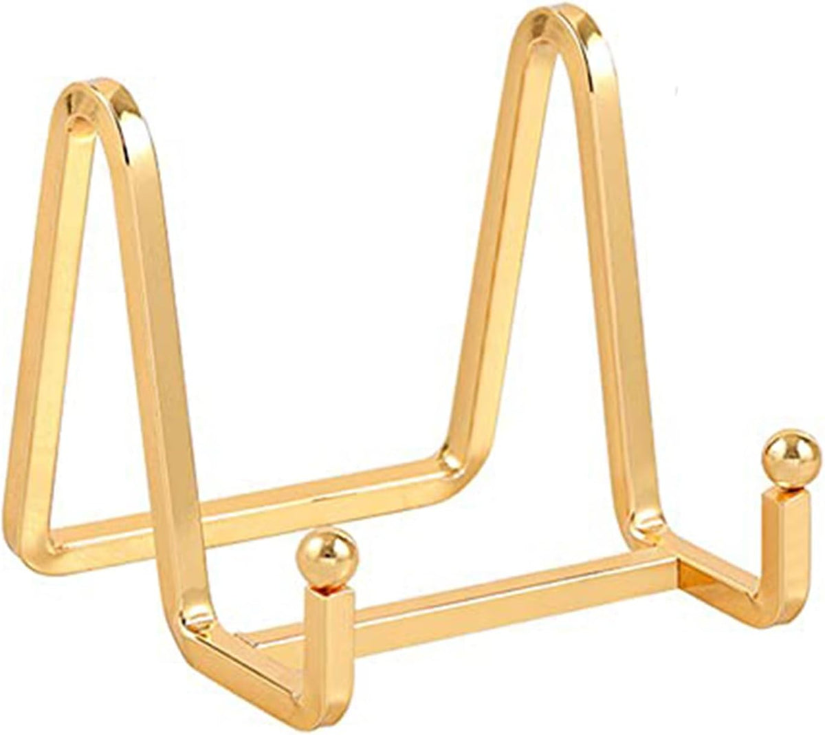 Plate Holder Easel Display Stand - 3 inch Metal Plate Stands for Display - Tabletop Picture Stand